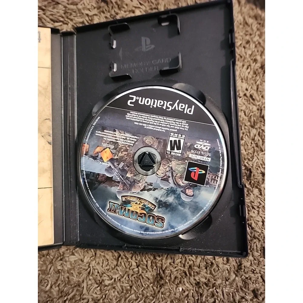 SOCOM 1 2, US Navy Seals Sony‎ PS2 Playstation 2 Tactical Game Bundle